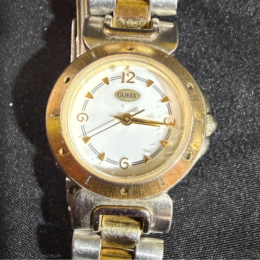 Guess, vintage, Two-Tone Gold and Silver Watch